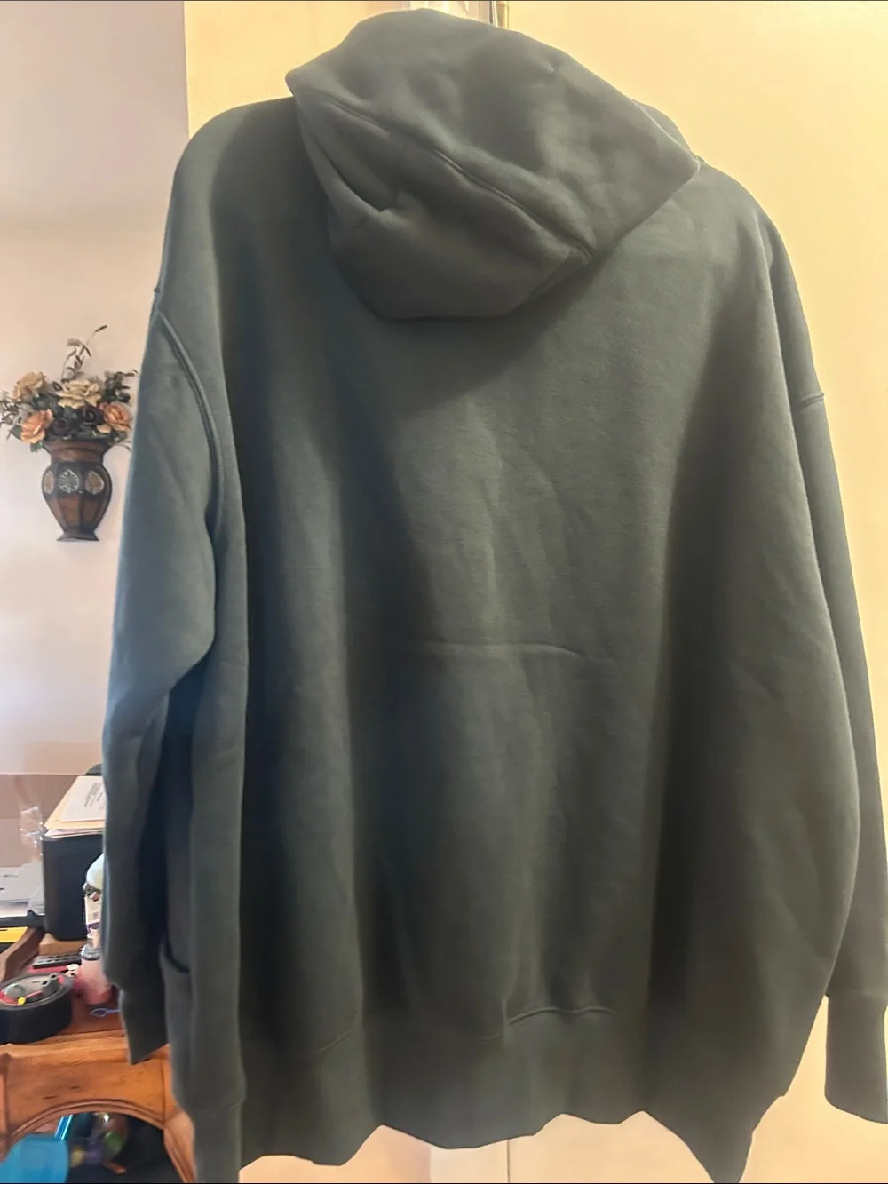 Nike Hoodie in Forest Green with White Swoosh